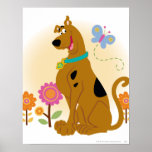 Sonrisa abierta boca de Scooby Poster
