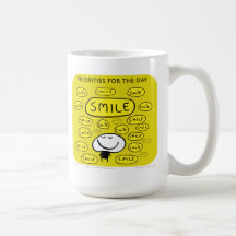 "Sonrisa de Joe del mahoney MJ1543" Tazas De Café