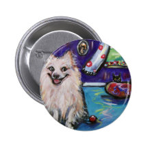 Sonrisa de Pomeranian Pin