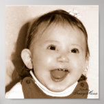 Sonrisa del cumpleaños de Gabbys, retrato II Impresiones