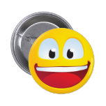 Sonrisa emocionada pin