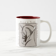Sonrisa en mi corazón taza de café