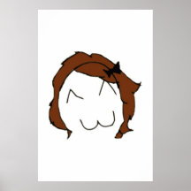 Sonrisa grande triguena Meme cómico Posters