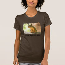 Sonrisa linda de la ardilla camisetas