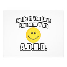 Sonrisa si usted ama alguien con A.D.H.D Anuncios Personalizados