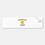 Sonrisa si usted ama su Boss Etiqueta De Parachoque