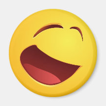Sonrisa sonriente imán de nevera