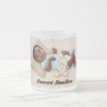 Sonrisas dulces taza de café