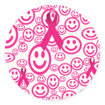 Sonrisas rosadas de la cinta que ayudan pegatinas