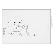 Sopa del ASCII Felicitación