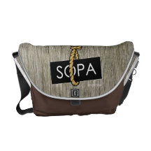 SOPA en una cuerda Bolsas De Mensajería