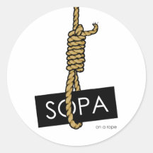 SOPA en una cuerda Etiquetas