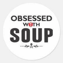 Sopa obsesionada pegatinas  