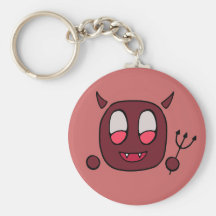 Soplo del demonio llavero personalizado