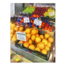 Soporte de fruta Hoboken NJ Tarjetas Postales