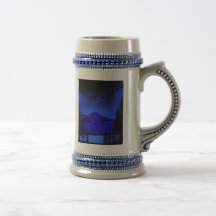 Soporte Shasta del ~ de Stein en luz de las estrel Taza De Café