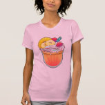 Sorbo de la camiseta del rosa del verano camisetas