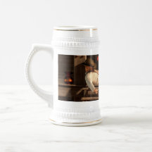 Sordo a la llamada del gallo taza de café