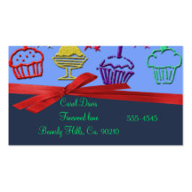 Sorpresa azul y roja de la invitación de la magdal tarjetas de visita