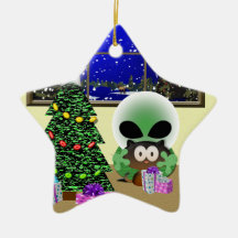 Sorpresa marciana del navidad ornaments para arbol de navidad