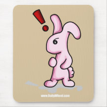 Sorpresa Mousepad del conejito Alfombrilla De Ratón