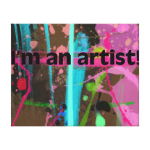 ¡Soy artista! Impresión De Lienzo