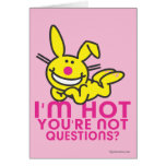Soy caliente usted no soy tarjetón