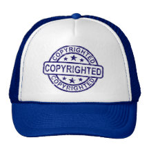 Soy con derechos de autor gorros  