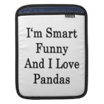 Soy divertido elegante y amo pandas manga de iPad