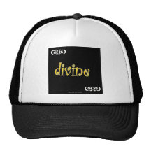 Soy divino - fondo negro gorro