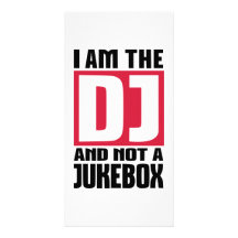 Soy DJ no una máquina tocadiscos Tarjetas Fotograficas Personalizadas