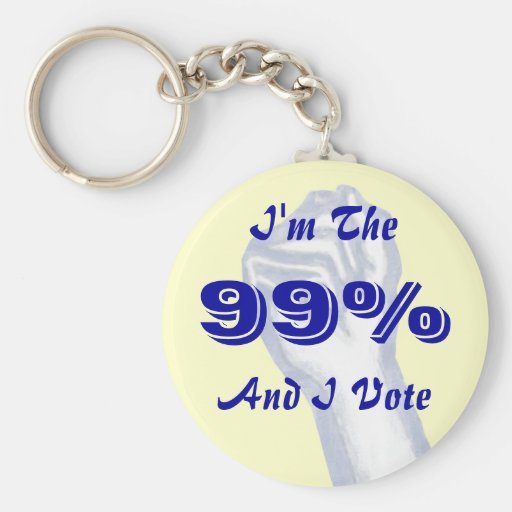 Soy el 99% llavero personalizado