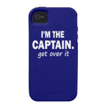 Soy el capitán. Consiga sobre él - divertido Case-Mate iPhone 4 Carcasa