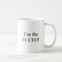 ¡Soy el CEO #1! Tazas De Café