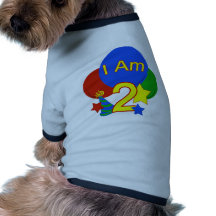 Soy el cumpleaños dos camisetas de perrito