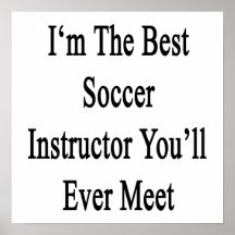 Soy el mejor instructor del fútbol que usted se en impresiones