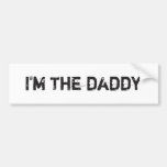 Soy el papá - el negro - pegatina de parachoque