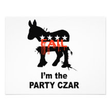 Soy el zar del fiesta invitacion personalizada