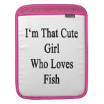 Soy ese chica lindo que ama pescados manga de iPad