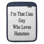 Soy ese individuo lindo que ama hámsteres funda para iPads