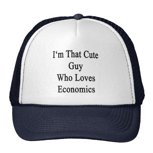 Soy ese individuo lindo que ama la economía gorros  
