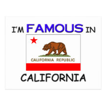 Soy famoso en CALIFORNIA Postal