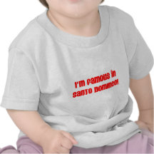 Soy FAMOSO EN SANTO DOMINGO Camisetas