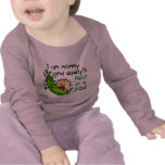 Soy guisante de la mamá y del papá en una vaina 1 camiseta