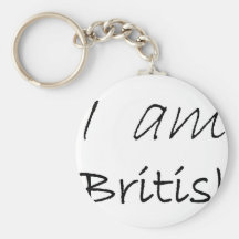 Soy inglés llaveros personalizados