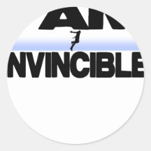 Soy invencible pegatinas  