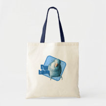 Soy la bolsa de asas azul del Parakeet del Quaker