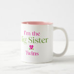 Soy la hermana grande a ser tazas