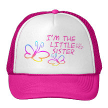 Soy la mariposa de la pequeña hermana gorras