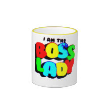 Soy la señora de Boss Tazas De Café